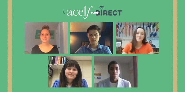 Participants jeunesse - Table ronde l'ACELF en direct
