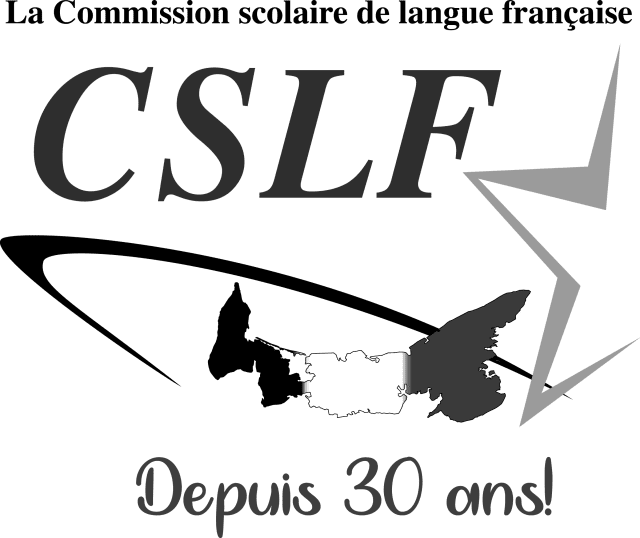 Logo de la Commission scolaire de langue française 30 ans