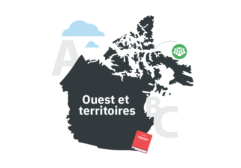 Illustration de l'Ouest et des territoires